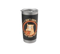 I Don't Know I Just Work Here Vaso térmico de acero inoxidable de doble pared