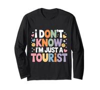 I Don't Know I'm Just A Tourist Viajero perdido Explorar ||- Manga Larga