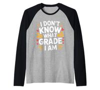 I Don't Know What Grade I Am Homeschool Student - Camiseta Manga Raglan