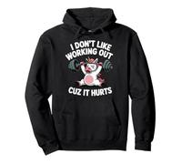 I Don't Like Working Out Cuz It Hurts Sudadera con Capucha