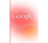 I Don't Need Google.: Notizbuch, Tagebuch, Journal - A5 Softcover - dezent liniert - weißes Papier - tolle Geschenkidee für dich selbst oder deine Liebsten