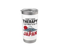 I Don't Need Therapy I Just Need To Go To Japan Travel Vaso térmico de acero inoxidable de doble pared
