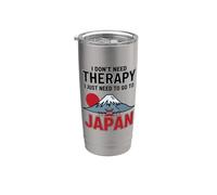 I Don't Need Therapy I Just Need To Go To Japan Travel Vaso térmico de acero inoxidable de doble pared