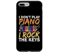 I Don't Play Piano I Rock The Keys Músico Pianista Carcasa para iPhone 7 Plus/8 Plus