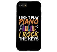 I Don't Play Piano I Rock The Keys Músico Pianista Carcasa para iPhone SE (2020) / 7 / 8