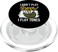 I Don't Play Songs I Play Tunes Instrumento Músico Gaita PopSockets PopGrip para MagSafe