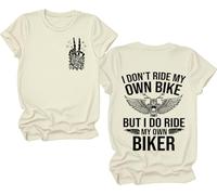 I Don't Ride My Own Bike But I Do Ride My Own Biker, I Don't Ride My Own Bike But I Do Ride My Own Biker Shirts, Amarillo cremoso, S