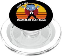 I Don't Say Blah Blah Blah, Divertida Camisa de Drácula para niños PopSockets PopGrip para MagSafe