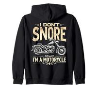 I Dont Snore I Dream I'm A Motorcycle Motocicleta Retro Biker Sudadera con Capucha