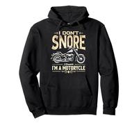 I Dont Snore I Dream I'm A Motorcycle Motocicleta Retro Biker Sudadera con Capucha