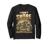 I Dont Snore I Dream I'm A Motorcycle Motorcycle Motorcycle Funny Biker Manga Larga