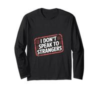 I Don't Speak To Strangers Introvert Avoid Talks - Manga Larga