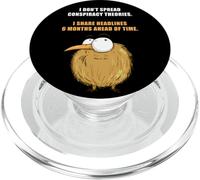 I Don't Spread Conspiracy Theories - Funny Sarcastic Joke PopSockets PopGrip para MagSafe