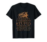 I Don't Understand Stupid People For Women Men Love Dragon Camiseta