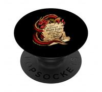 I Don't Understand Stupid People Funny Dragon Woman Men PopSockets PopGrip Adhesivo