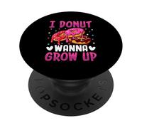 I Donut Quiero Crecer PopSockets PopGrip Adhesivo