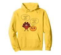 I Dreamed I Was Dinner, Dessert. Thanksgiving Turkey Pumpkin Sudadera con Capucha