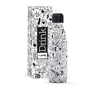 I-Drink - Botella térmica de Acero de Doble Pared 350/500/750/1.000 ml (Doodles)