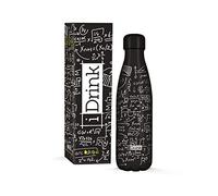 I-Drink Botella Térmica Doble Pared 350/500/750/1.000 ML, Decorada (500 ML, Matematic)