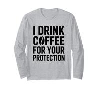 I Drink Coffee For Your Protection Manga Larga