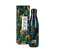 I-Drink ID0073 - Botella térmica de Acero de Doble Pared (500 ml), Jaguar