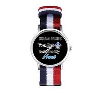 I Drink Until I Pass Out Just Like My Aunt - Reloj de pulsera de cuarzo personalizado con números arábigos con correa ajustable para hombres y mujeres, Estilo:, regular, MHXYZHW
