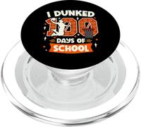I Dunked 100 días de Escuela Amante del Baloncesto Maestro Estudiante PopSockets PopGrip para MagSafe