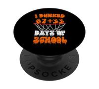 I Dunked 67+33 días de Escuela Baloncesto 100 días niños niño PopSockets PopGrip Adhesivo