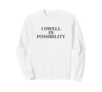 I Dwell in Possibility Emily Dickinson Poesía Cita Sudadera