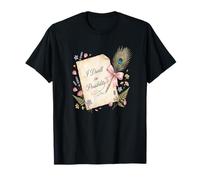 I Dwell in Possibility Poema Quill Botanical Coquette Camiseta