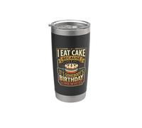 I Eat Cake It's Someone's Birthday Somewhere - Vaso térmico de acero inoxidable de doble pared
