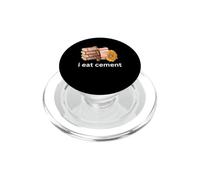 I Eat Cement Funny Maldito Llorando Meme PopSockets PopGrip para MagSafe