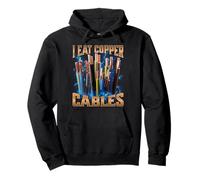 I Eat Copper Cables Sudadera con Capucha