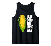 I Eat Corn The Long Way - Funny Inappropriate tee Camiseta sin Mangas