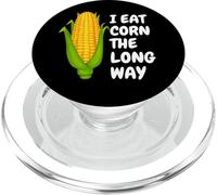 I Eat Corn The Long Way - Funny Inappropriate tee PopSockets PopGrip para MagSafe