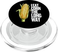 I Eat Corn The Long Way - Funny Inappropriate tee PopSockets PopGrip para MagSafe