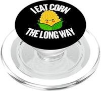 I Eat Corn The Long Way - Funny Inappropriate tee PopSockets PopGrip para MagSafe