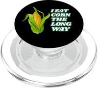 I Eat Corn The Long Way - Funny Inappropriate tee PopSockets PopGrip para MagSafe