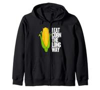 I Eat Corn The Long Way - Funny Inappropriate tee Sudadera con Capucha