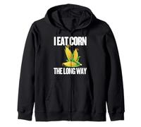 I Eat Corn The Long Way - Funny Inappropriate tee Sudadera con Capucha