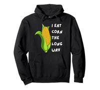 I Eat Corn The Long Way - Funny Inappropriate tee Sudadera con Capucha