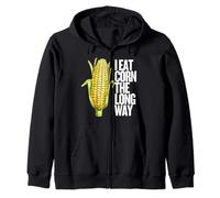 I Eat Corn The Long Way - Funny Inappropriate tee Sudadera con Capucha