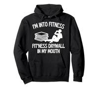 I Eat Drywall Fit'ness Drywall In My Mouth Funny Meme Broma Sudadera con Capucha