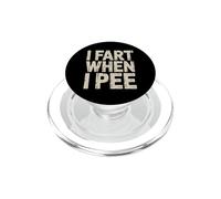 I Fart When I Pee Mordaza de baño vergonzosa - PopSockets PopGrip para MagSafe