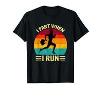 I Fart When I Run Funny Running Marathon Runner Triathlon Camiseta