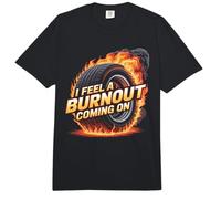 I Feel A Burnout Coming On Coche de Argot de Corredor Comfort Colors Adult Heavyweight T-Shirt