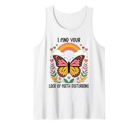 I Find Your Lack of Faith Disturbing Butterfly Christian Camiseta sin Mangas