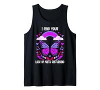 I Find Your Lack of Faith Disturbing Christian Butterfly Camiseta sin Mangas
