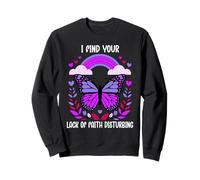 I Find Your Lack of Faith Disturbing Christian Butterfly Sudadera