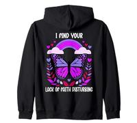 I Find Your Lack of Faith Disturbing Christian Butterfly Sudadera con Capucha